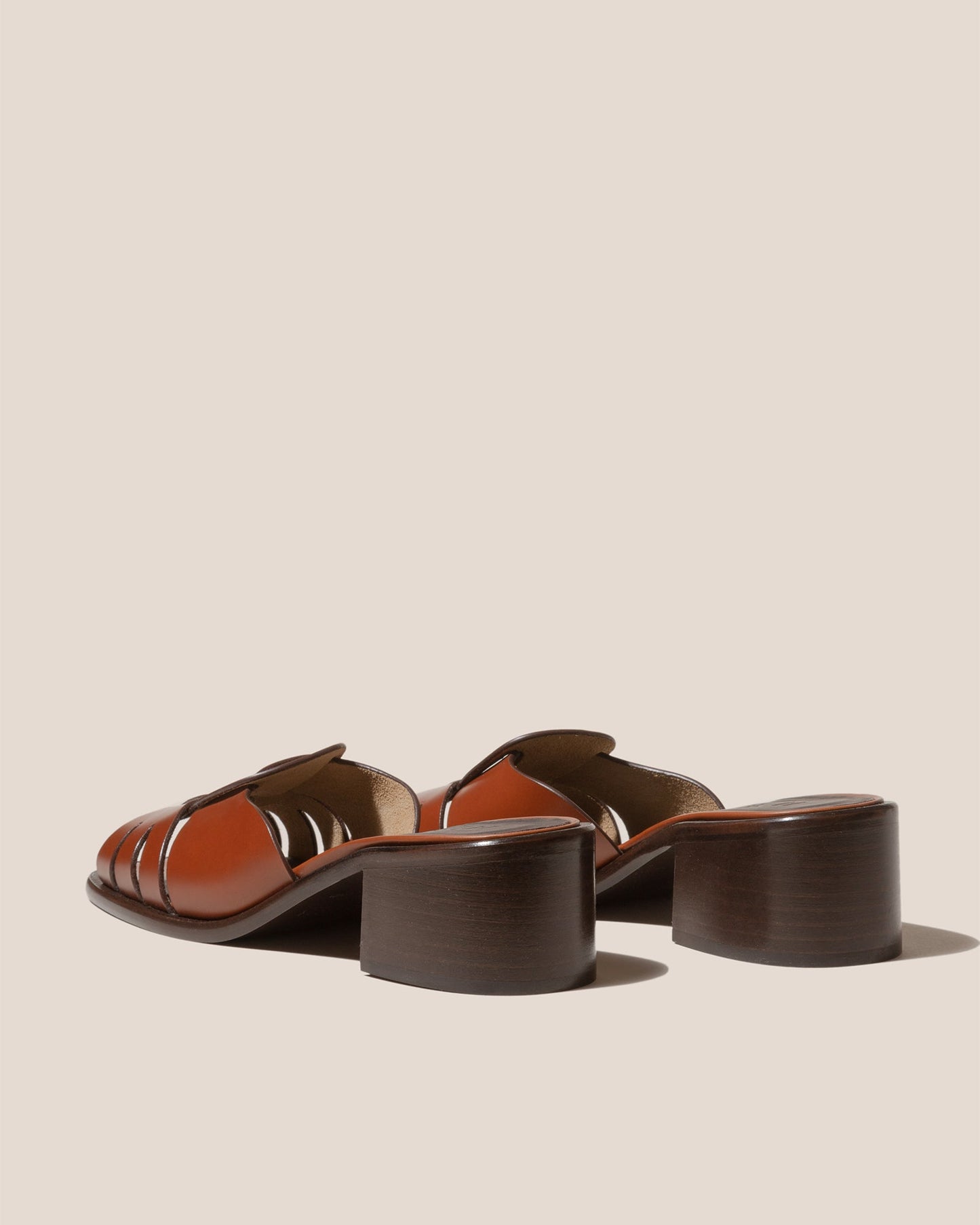 ANCORA SQUARED HEELED SLIDE - Heeled Fisherman Slide - Hereu outlet