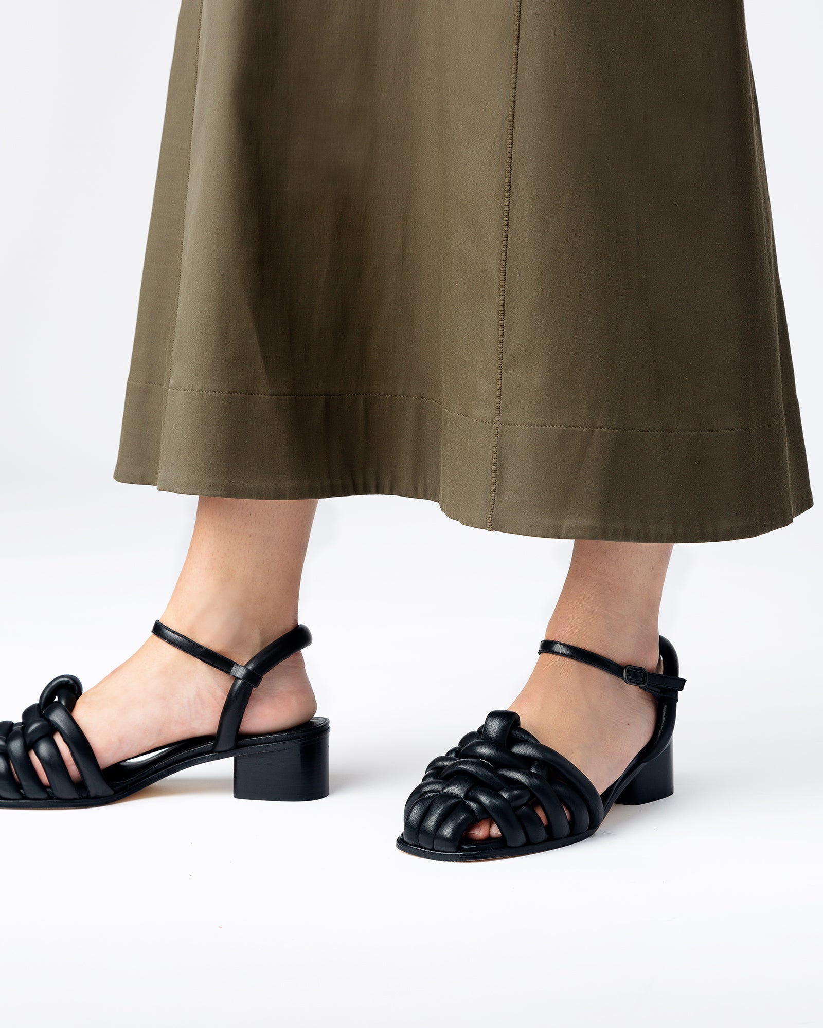 CABERSA HEELED - Padded Fisherman Sandal - Hereu on sale