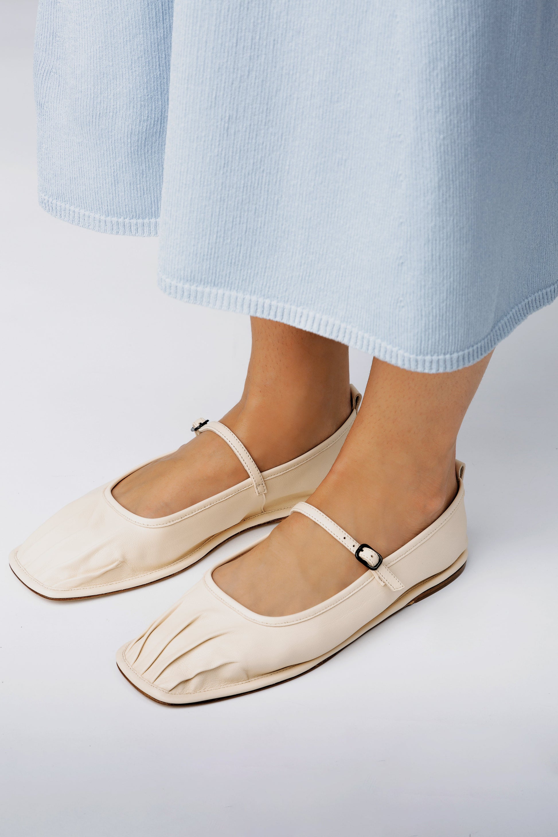 DANSA - Pleated-Toe Mary Jane Pump - Hereu for sale