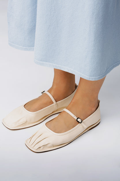 DANSA - Pleated-Toe Mary Jane Pump - Hereu for sale