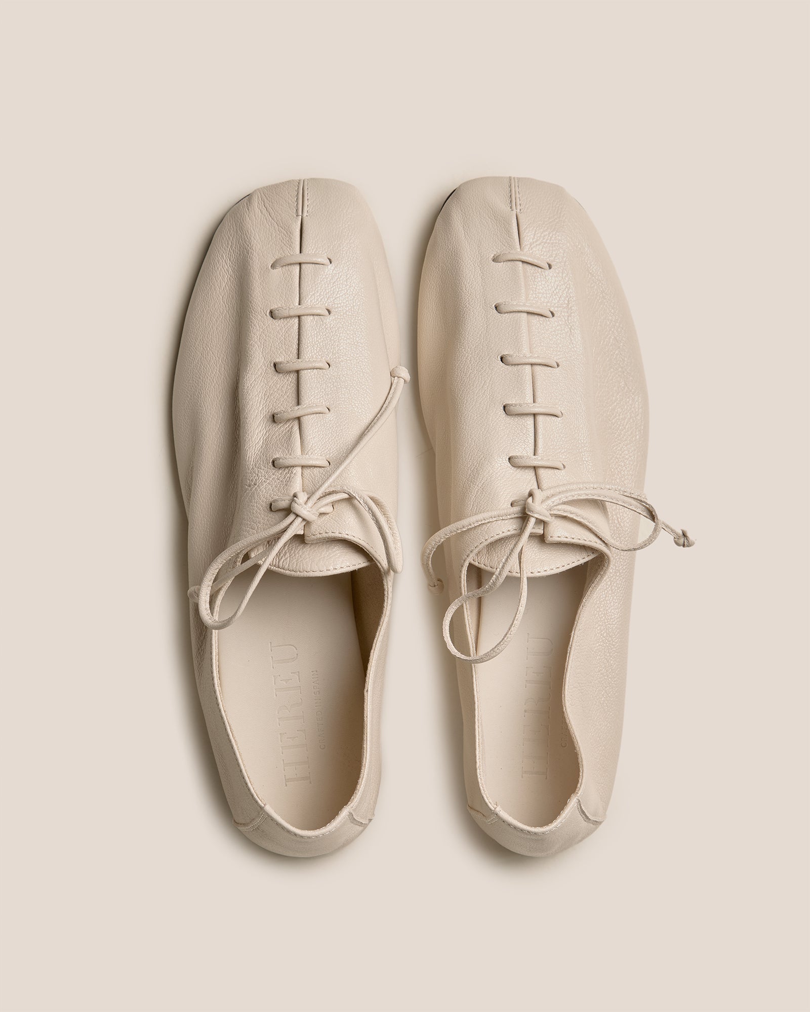 PLEGADA SHINY - Deconstructed Lace-up Shoe - Hereu discount