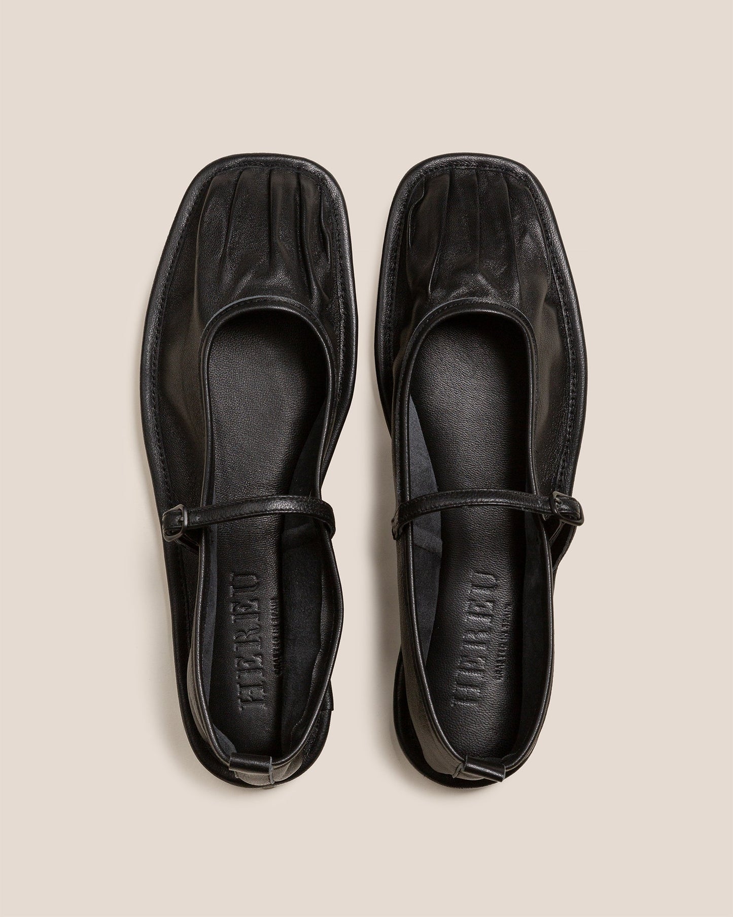 DANSA - Pleated-Toe Mary Jane Pump - Hereu on sale