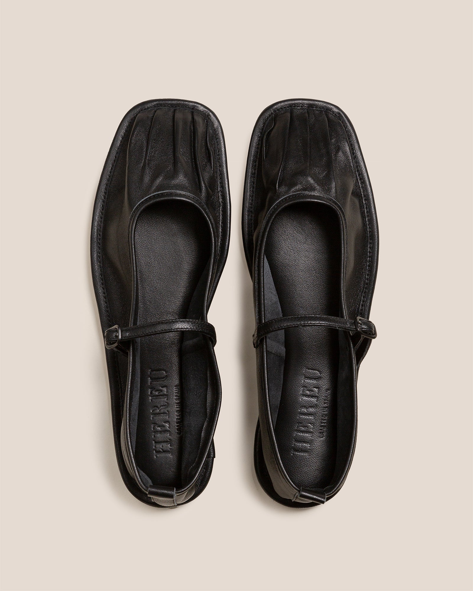DANSA - Pleated-Toe Mary Jane Pump - Hereu on sale