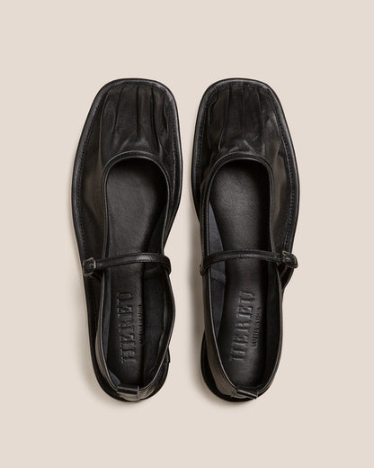 DANSA - Pleated-Toe Mary Jane Pump - Hereu on sale