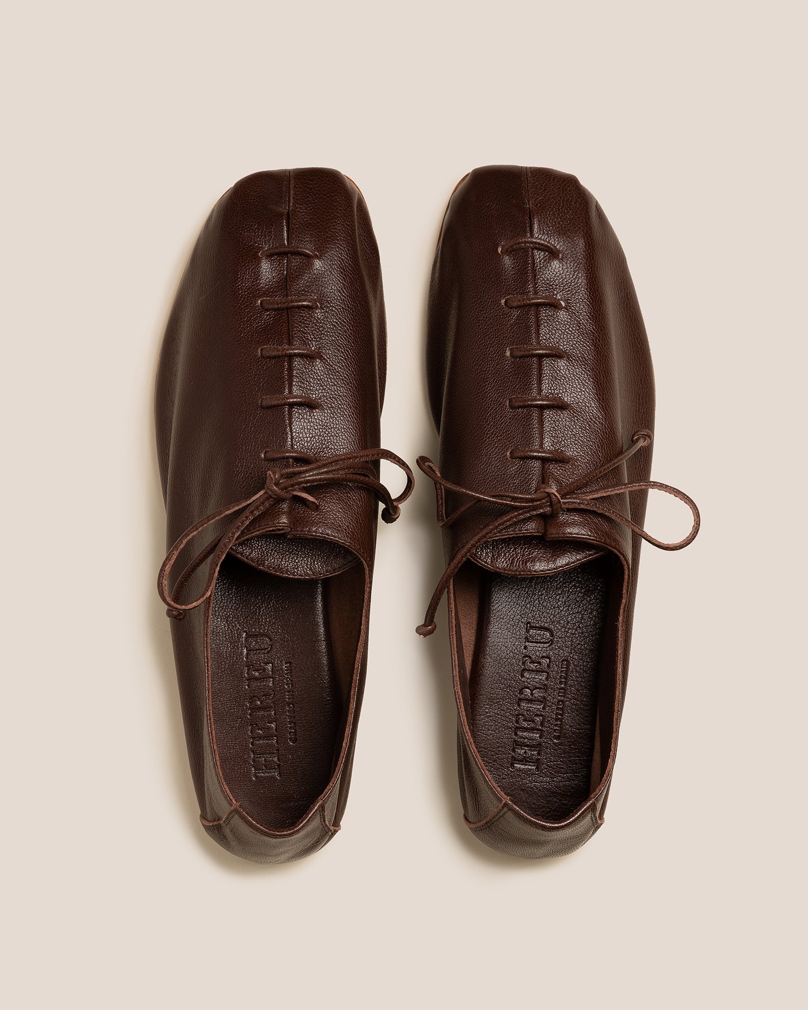 PLEGADA SHINY - Deconstructed Lace-up Shoe - Hereu sale