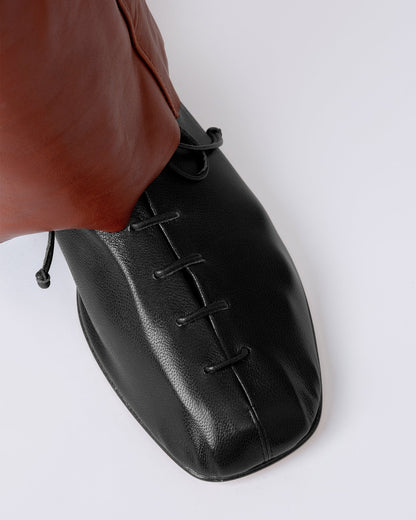 PLEGADA SHINY - Deconstructed Lace-up Shoe - Hereu near me