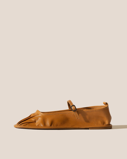 DANSA SUPPLE SHINY - Pleated-Toe Mary Jane Pump - Hereu on sale