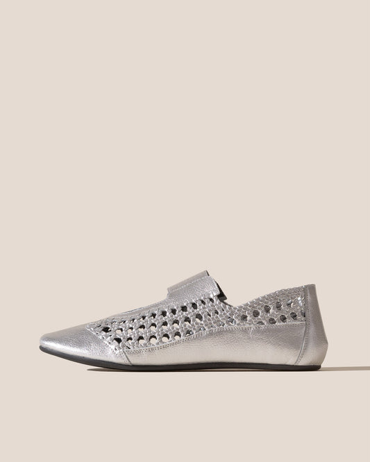 ESPORTIU MARY JANE WOVEN METALLIC - Sporty Mary Jane Shoe - Hereu for sale