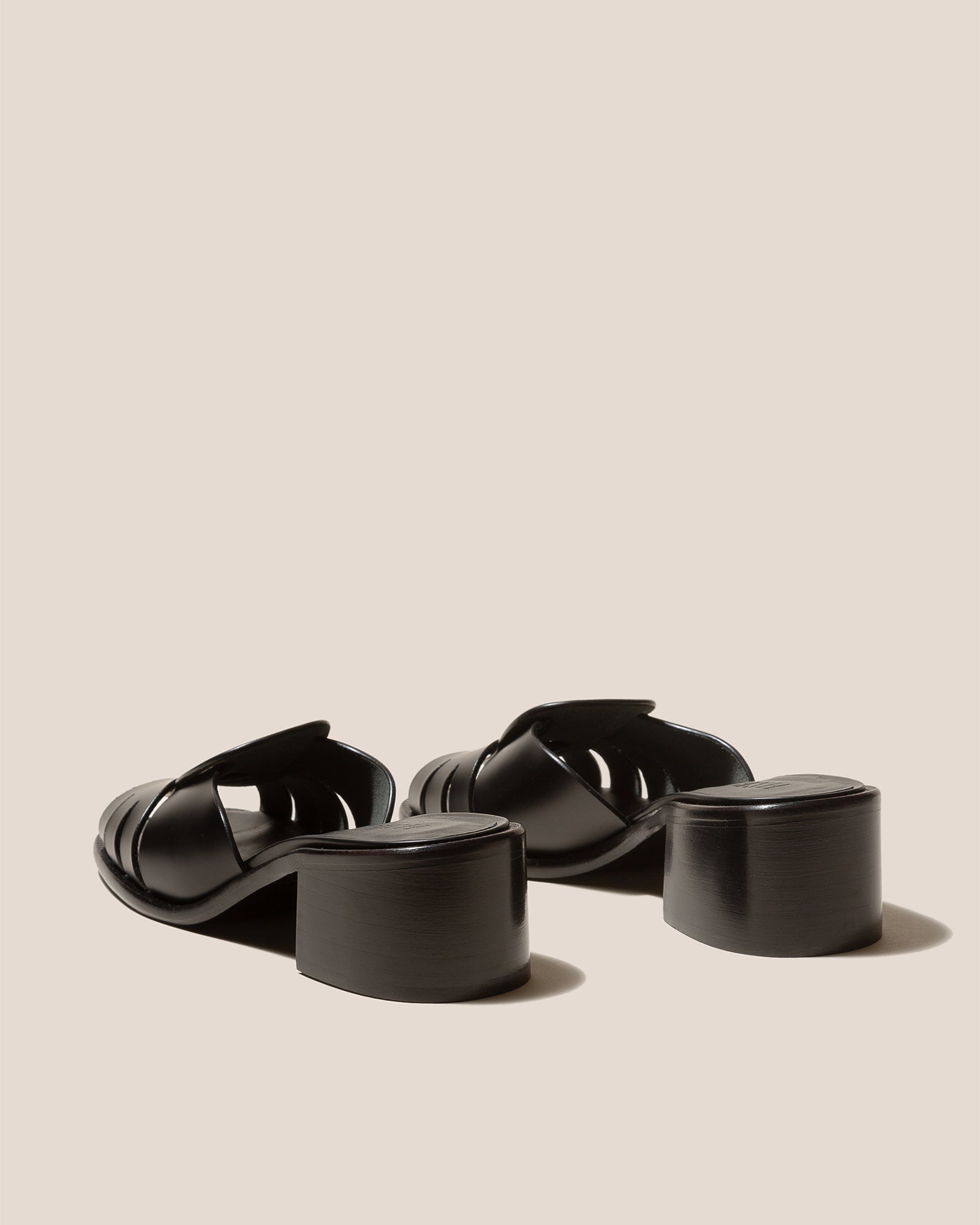 ANCORA SQUARED HEELED SLIDE - Heeled Fisherman Slide - Hereu near me