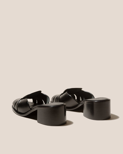 ANCORA SQUARED HEELED SLIDE - Heeled Fisherman Slide - Hereu near me