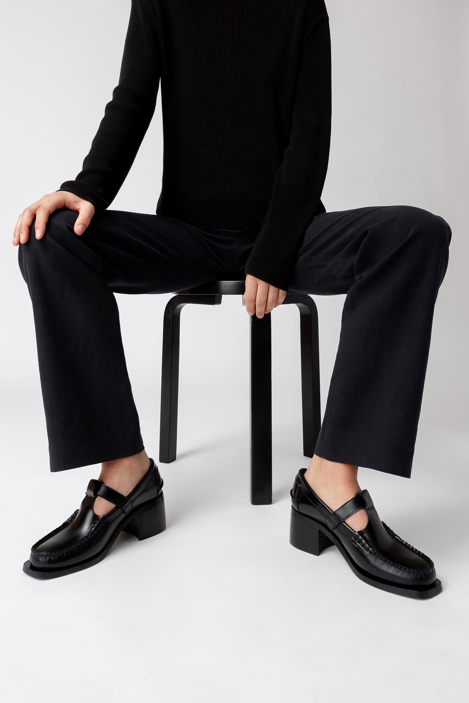 ALBER HEELED - T-Bar Loafer - Hereu outlet