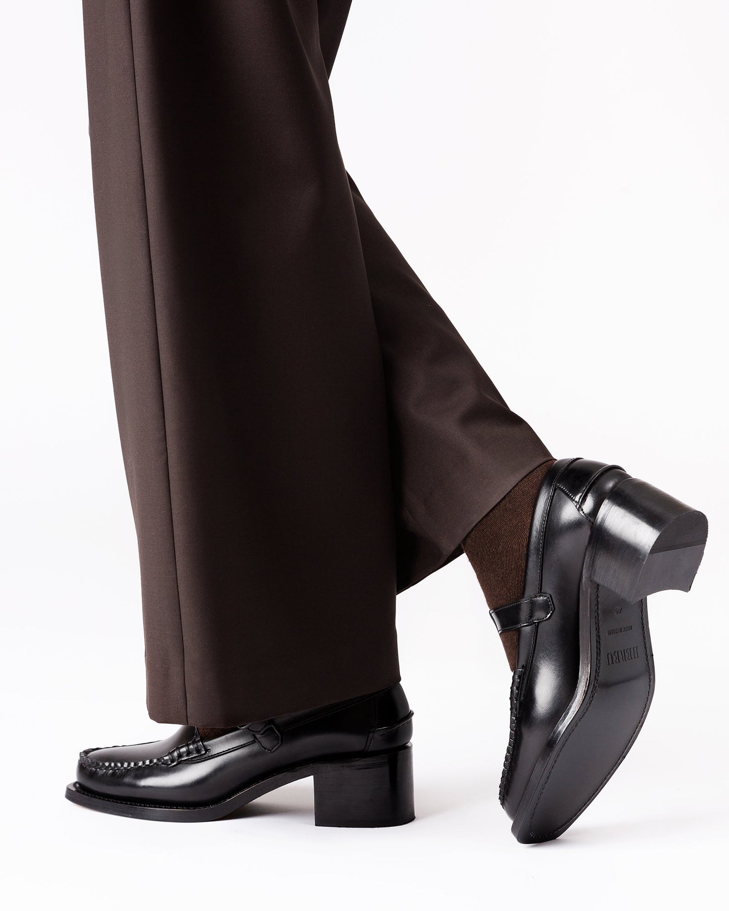 ALBER HEELED - T-Bar Loafer - Hereu outlet