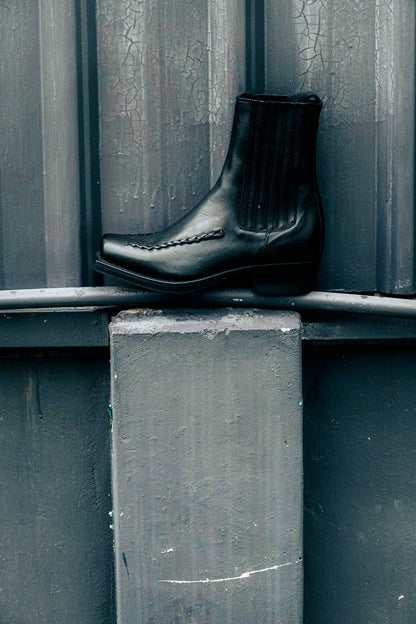 AGULLA - Square-Toe Braided Detail Chelsea Boot - Hereu sale