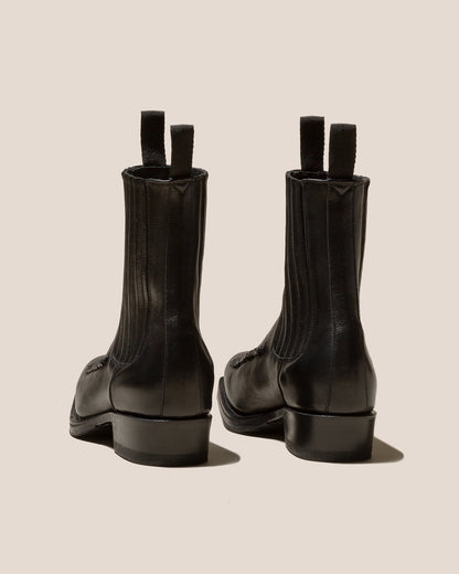 AGULLA - Square-Toe Braided Detail Chelsea Boot - Hereu sale
