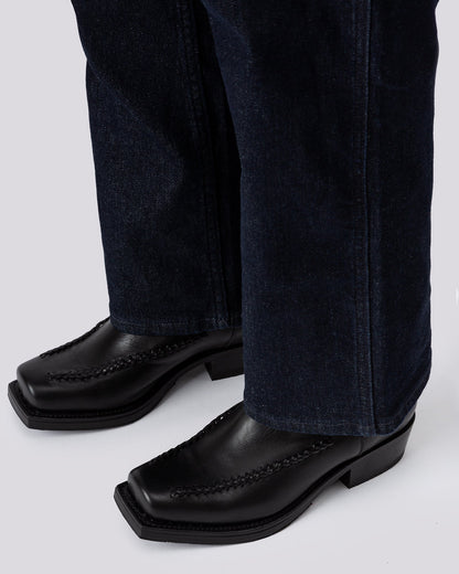 AGULLA - Square-Toe Braided Detail Chelsea Boot - Hereu sale