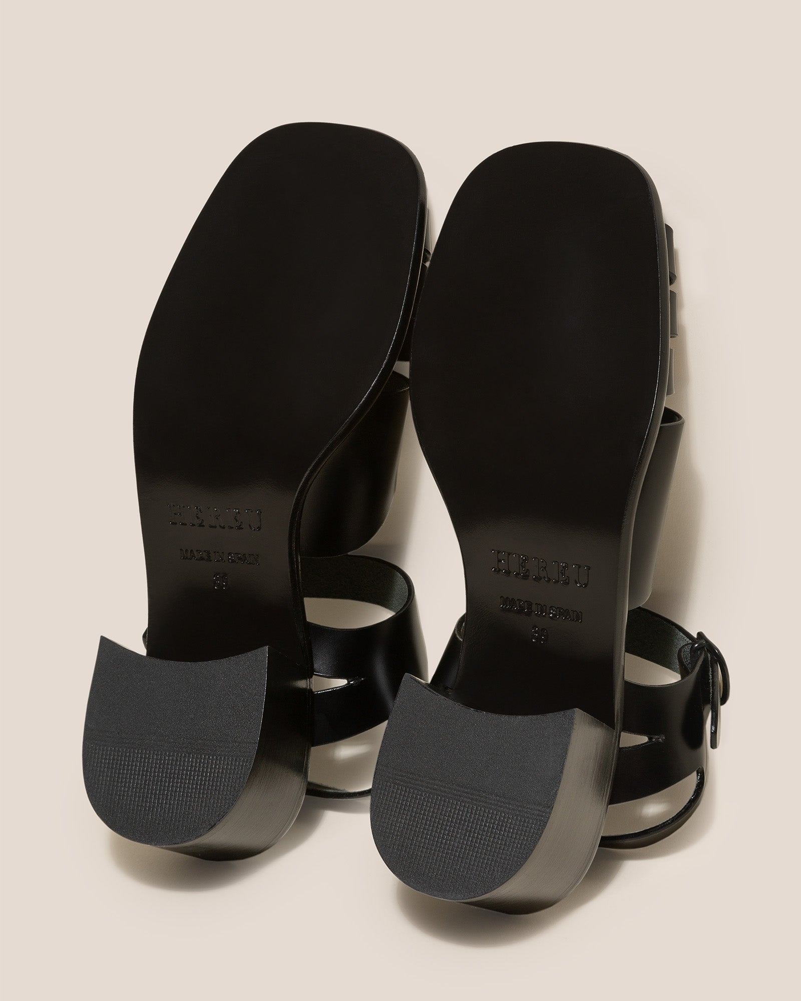 ANCORA SQUARED HEELED - Open-Toe Fisherman Sandal - Hereu for sale