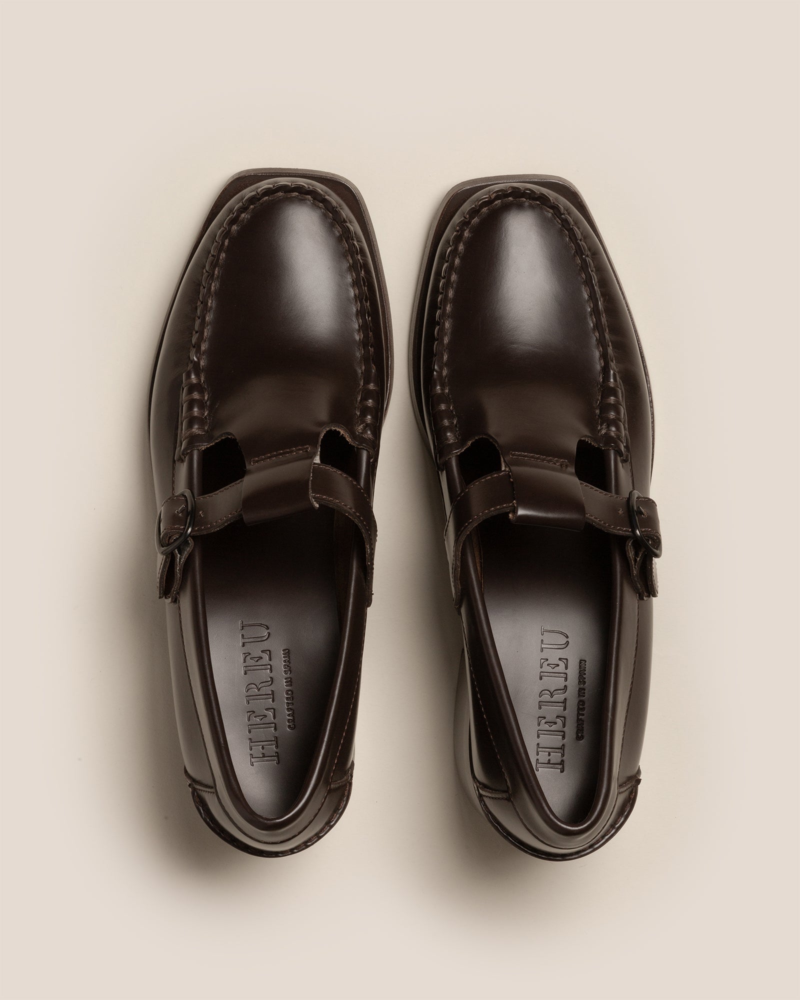 ALBER HEELED - T-Bar Loafer - Hereu on sale