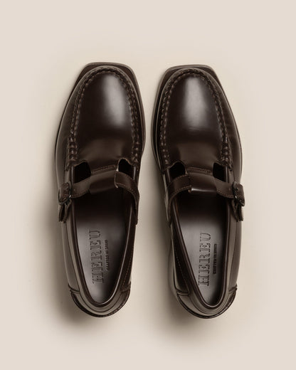 ALBER HEELED - T-Bar Loafer - Hereu on sale
