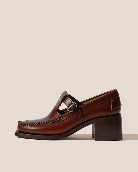 ALBER HEELED - T-Bar Loafer - Hereu US