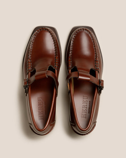 ALBER HEELED - T-Bar Loafer - Hereu US