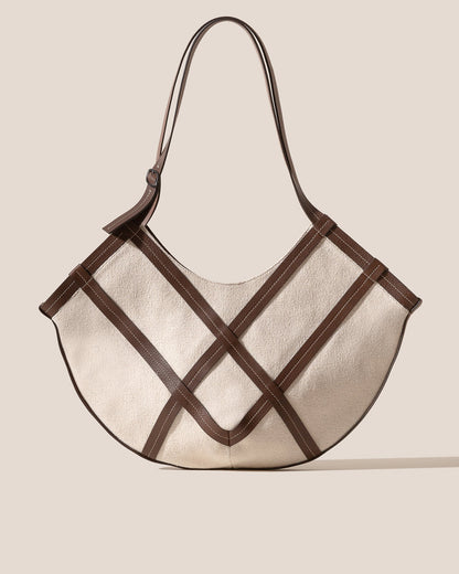 ALGAIDA - Belt-strap Detail Tote Bag - Hereu for sale