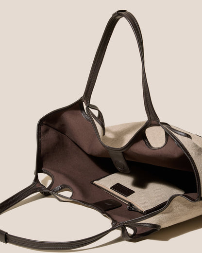 ESCALA LINEN - Cut-Out Tote Bag - Hereu on sale