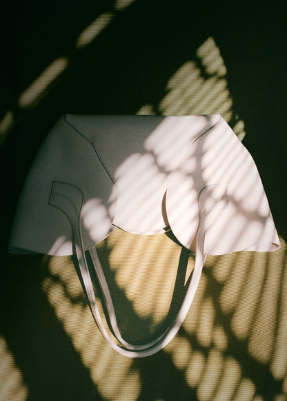 SEPAL S GRAINY - Tulip Shape Zipped Tote Bag - Hereu discount