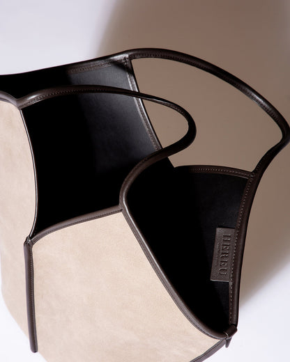 CALELLA SUEDE - Calf Suede Tote Bag - Hereu outlet