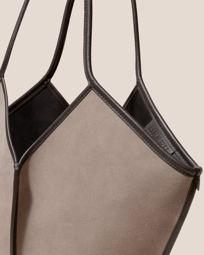 CALELLA SUEDE - Calf Suede Tote Bag - Hereu outlet