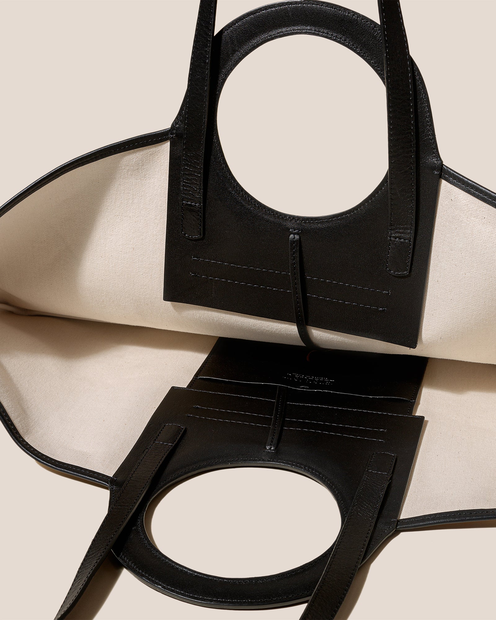 CALA S - Leather-trimmed Canvas Tote Bag - Hereu on sale