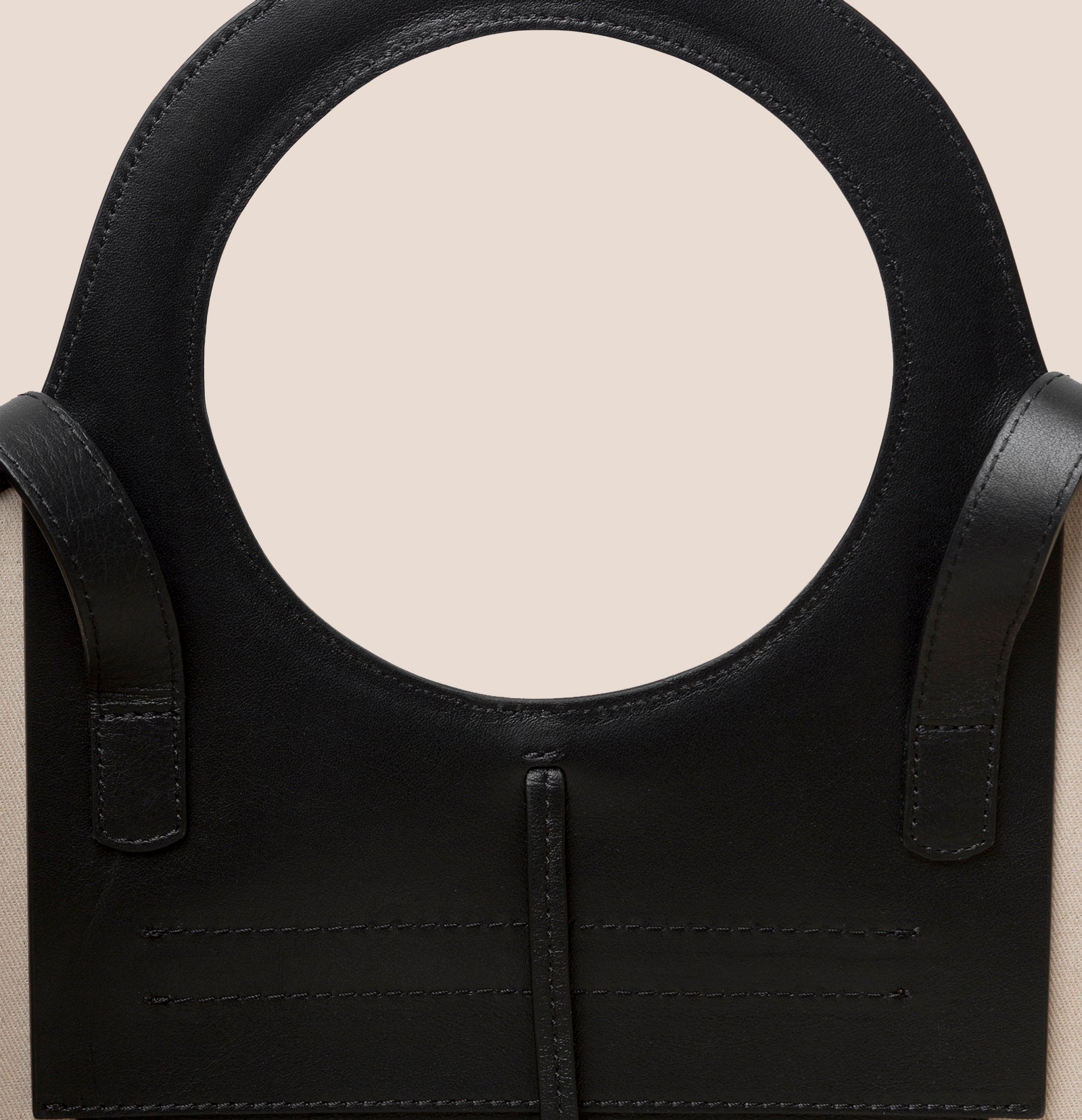 CALA S - Leather-trimmed Canvas Tote Bag - Hereu on sale