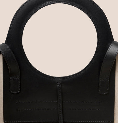 CALA S - Leather-trimmed Canvas Tote Bag - Hereu on sale