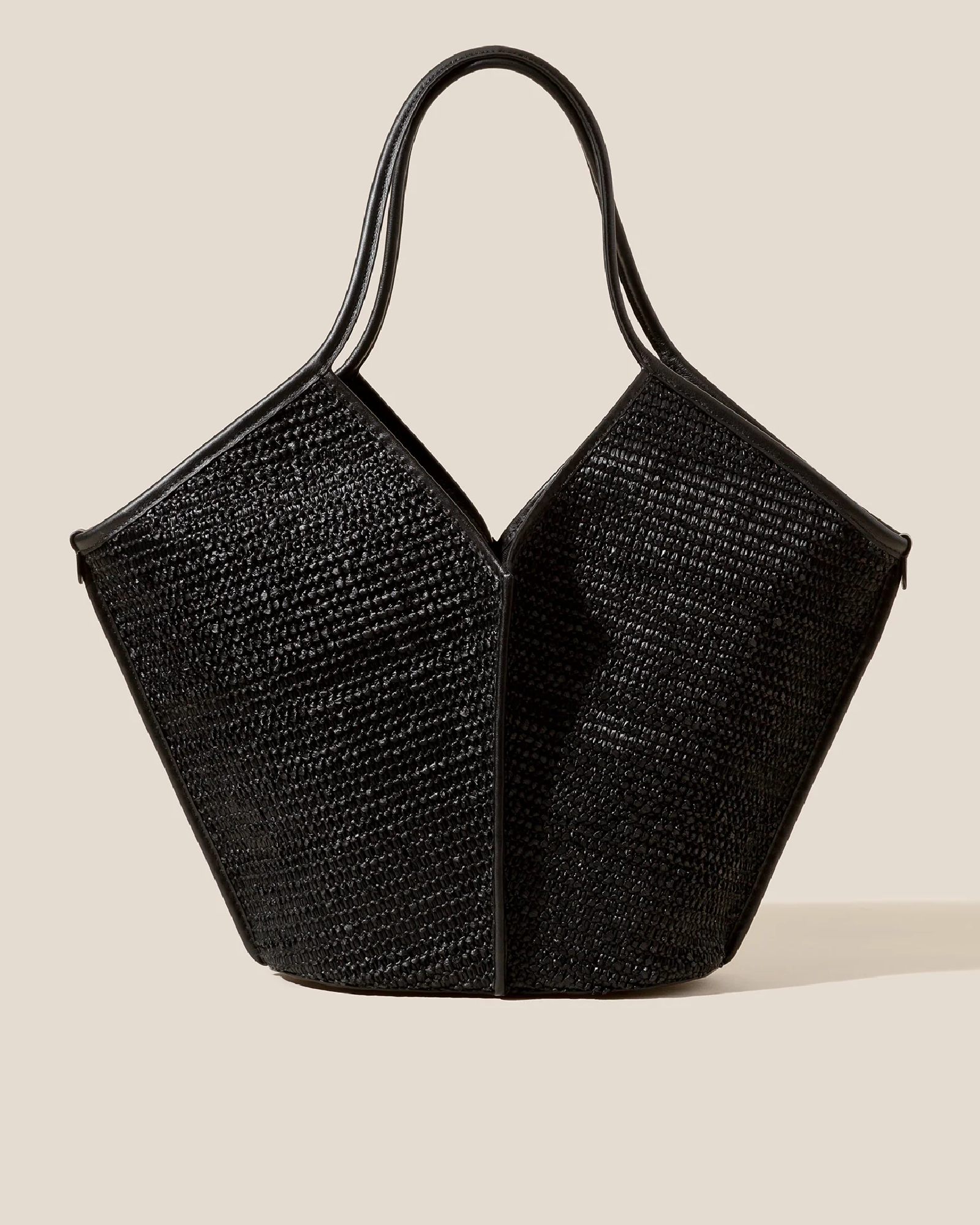 CALELLA RAFFIA - Leather-trimmed Tote Bag - Hereu discount