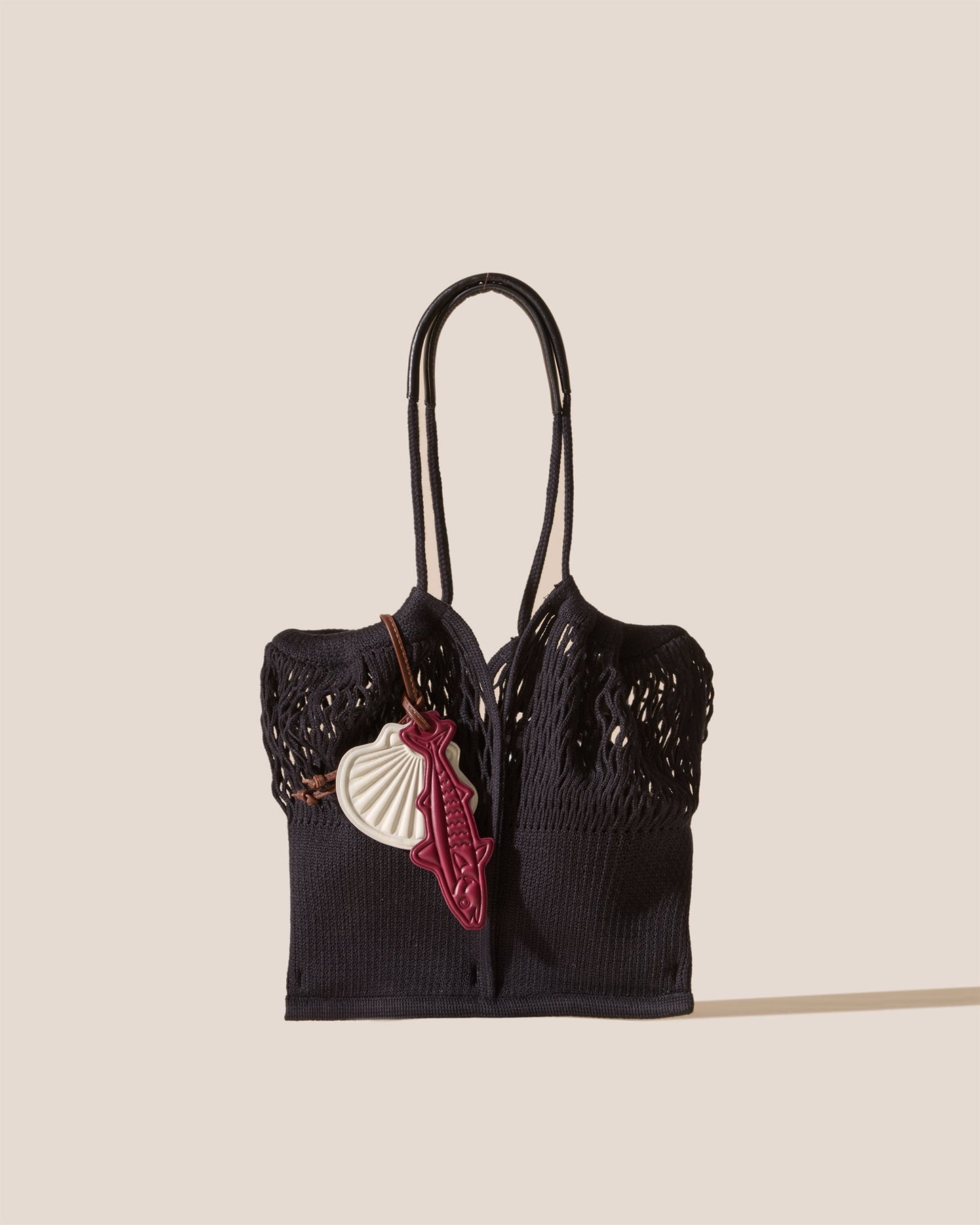 CALELLA FILT S CHARM - Knitted Cotton Net Bag - Hereu online