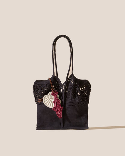 CALELLA FILT S CHARM - Knitted Cotton Net Bag - Hereu online
