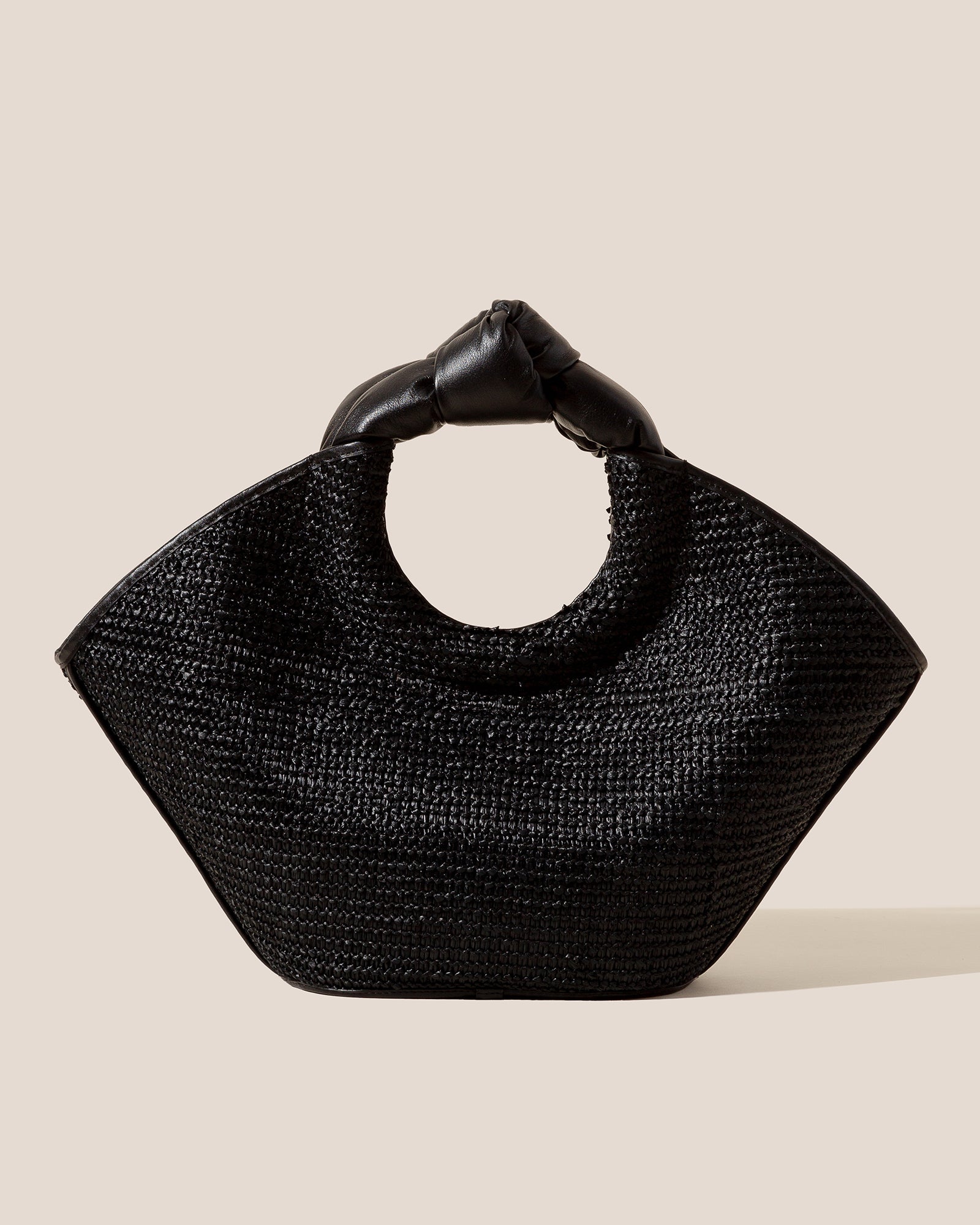 CASTELL RAFFIA - Knotted-handle Tote Bag - Hereu US