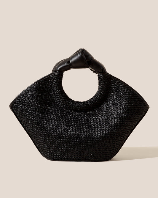 CASTELL RAFFIA - Knotted-handle Tote Bag - Hereu US