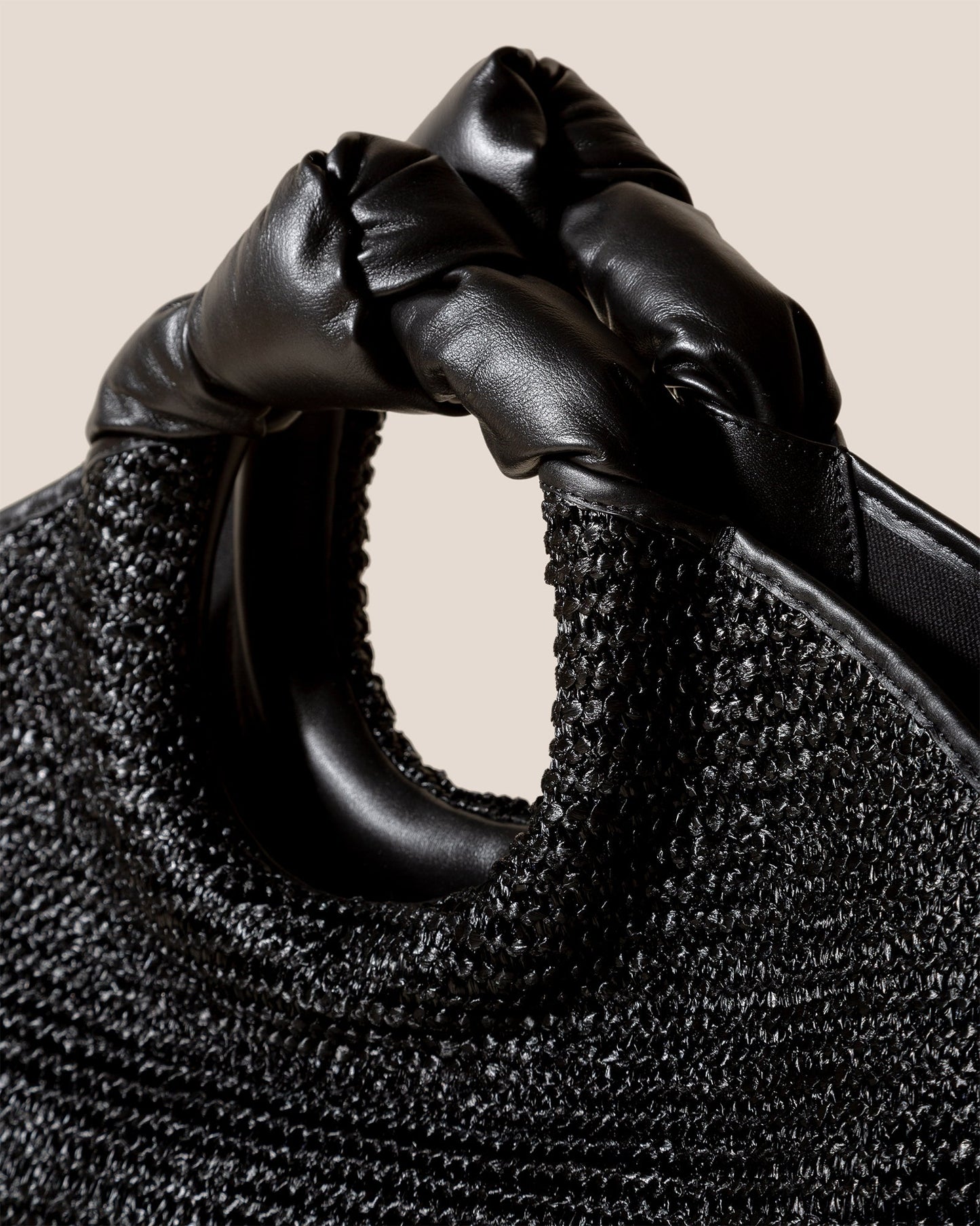 CASTELL RAFFIA - Knotted-handle Tote Bag - Hereu US