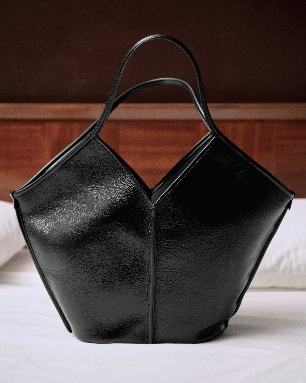 CALELLA DISTRESSED - Leather Tote Bag - Hereu outlet