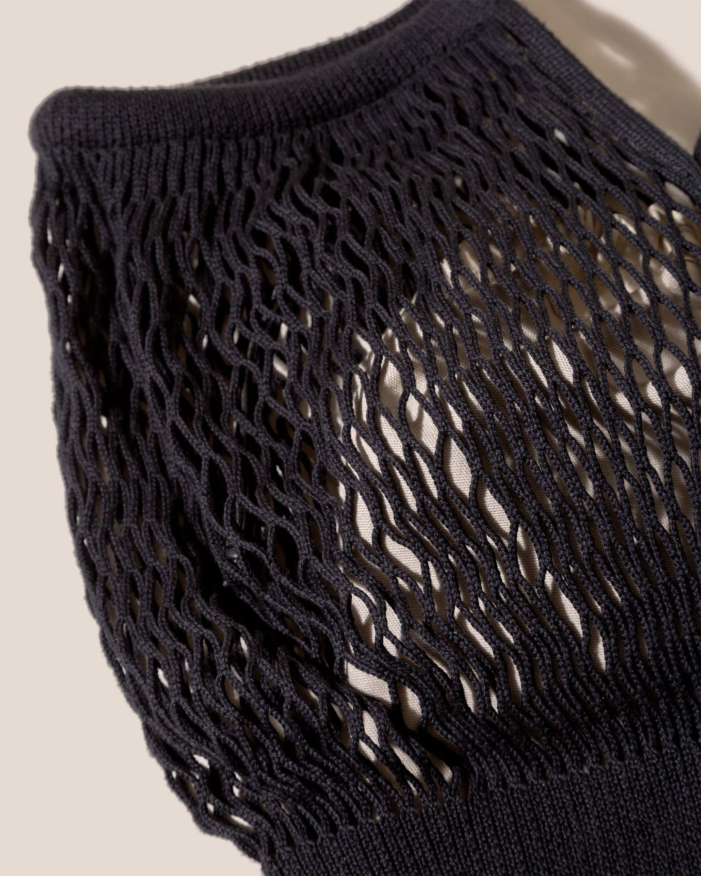 CALELLA FILT - Knitted Cotton Net Bag - Hereu sale