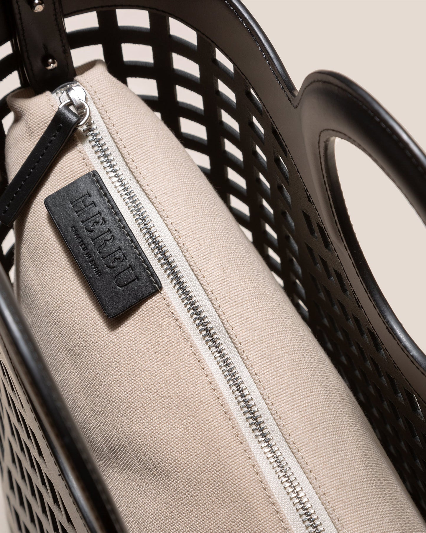 COLMADO - Cut-out Leather Tote Bag - Hereu on sale
