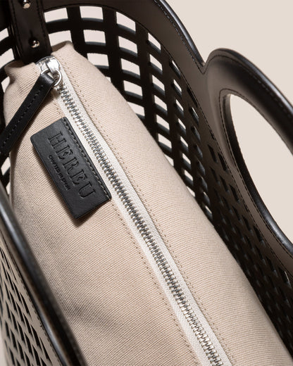 COLMADO - Cut-out Leather Tote Bag - Hereu on sale