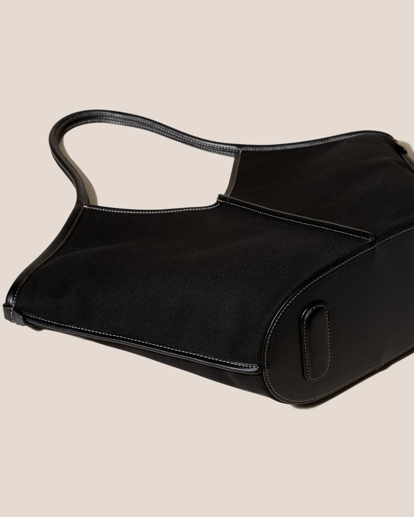 CALELLA - Leather-trimmed Organic Cotton Tote Bag - Hereu discount