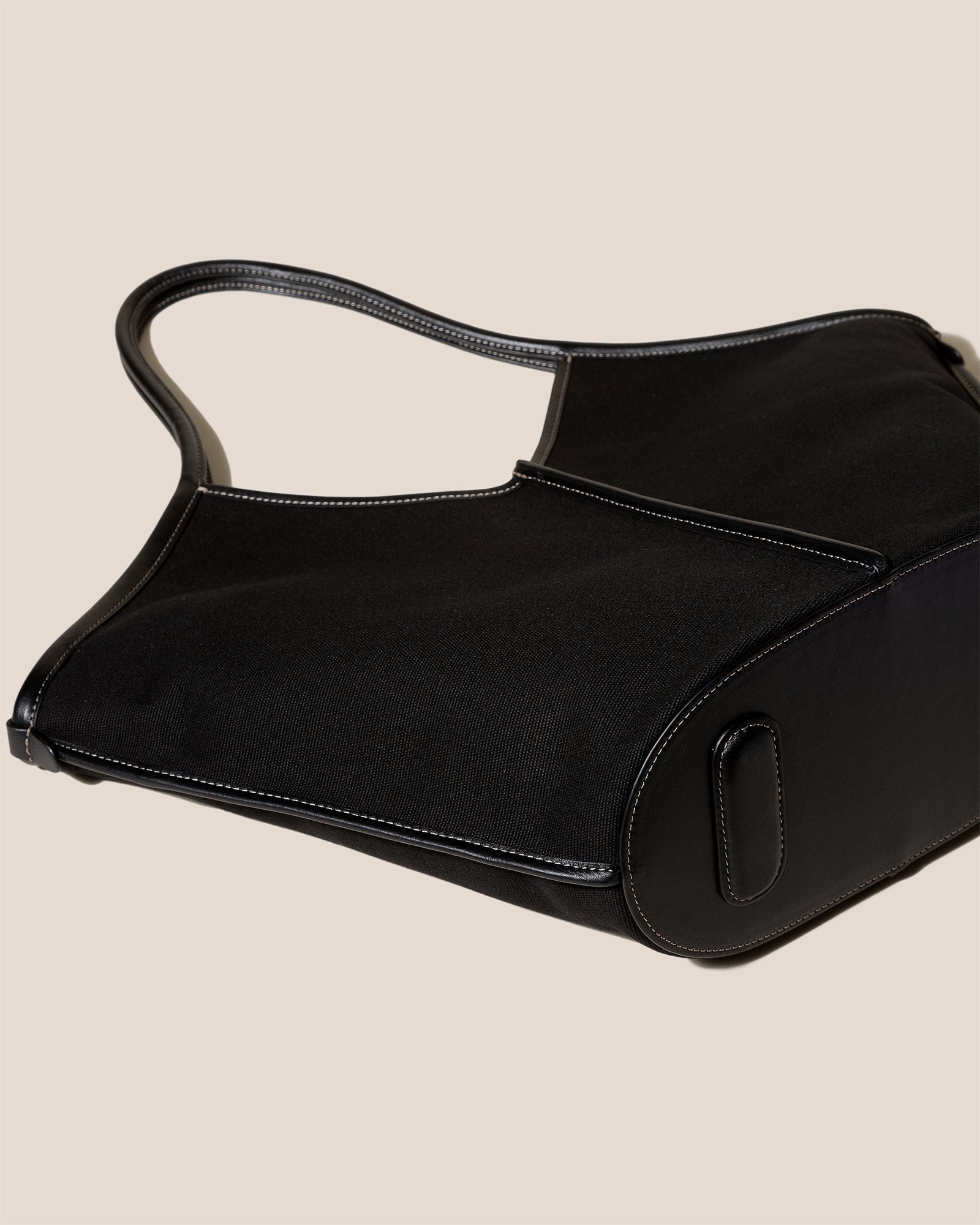 CALELLA - Leather-trimmed Organic Cotton Tote Bag - Hereu discount