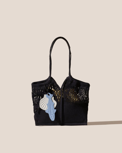 CALELLA FILT S CHARM - Knitted Cotton Net Bag - Hereu online