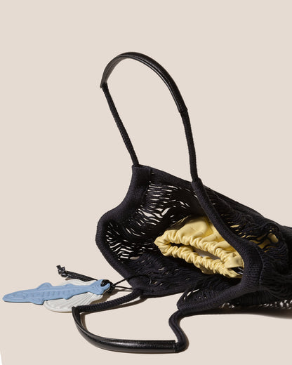 CALELLA FILT S CHARM - Knitted Cotton Net Bag - Hereu online