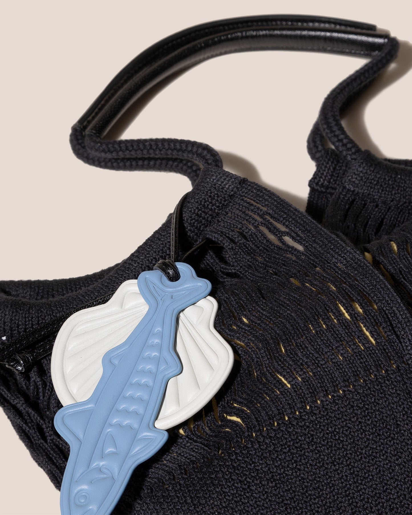 CALELLA FILT S CHARM - Knitted Cotton Net Bag - Hereu online
