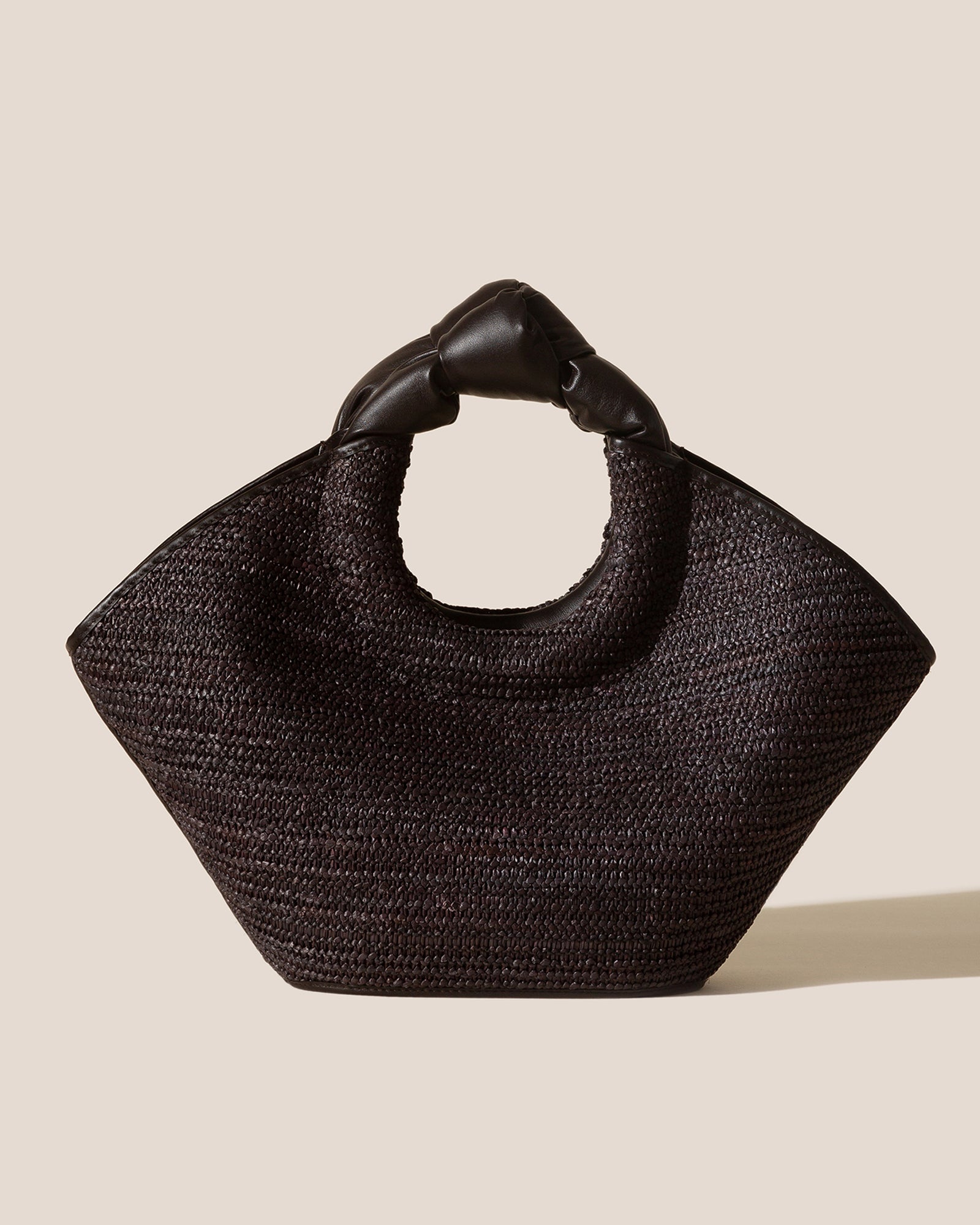 CASTELL RAFFIA - Knotted-handle Tote Bag - Hereu outlet