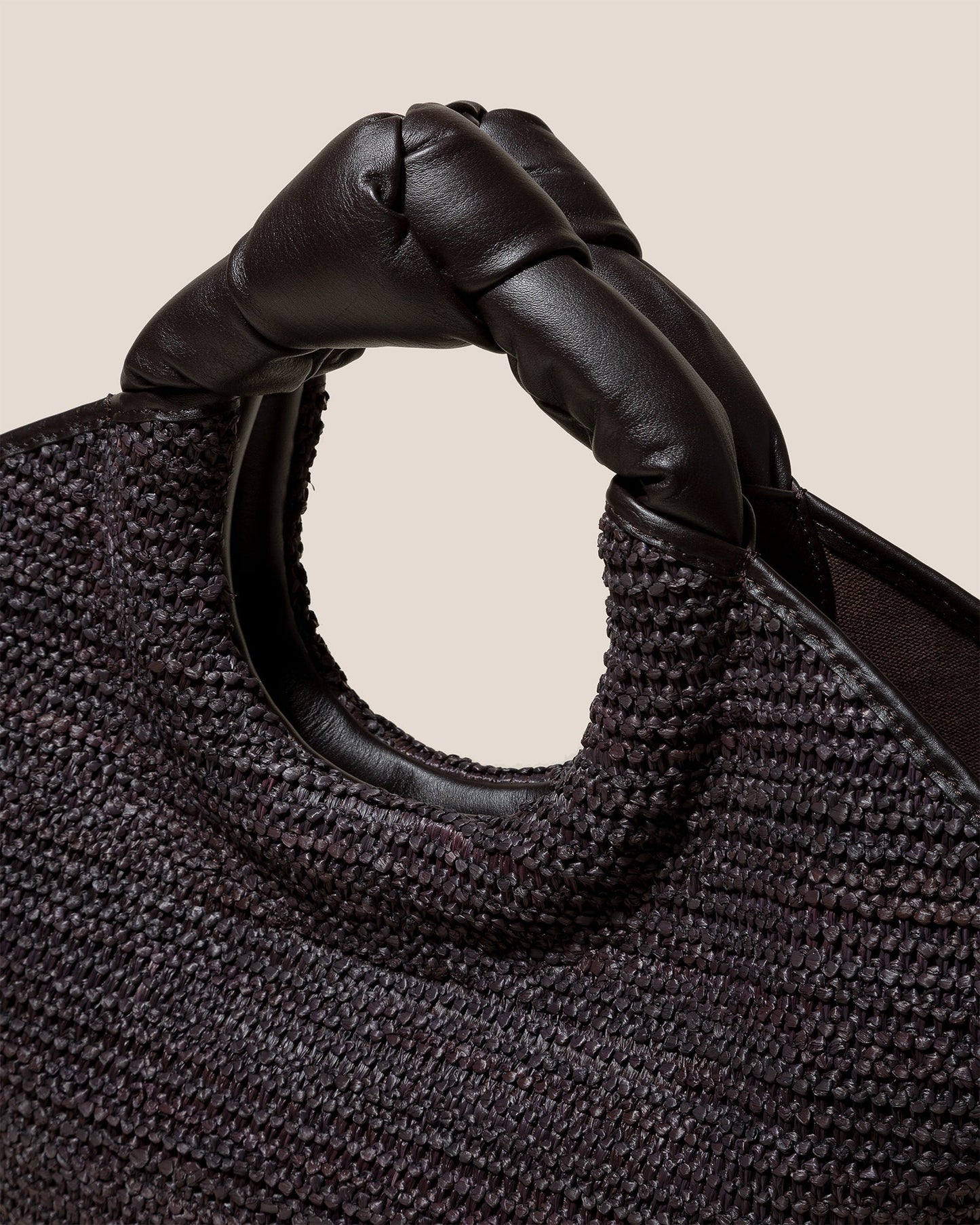 CASTELL RAFFIA - Knotted-handle Tote Bag - Hereu outlet