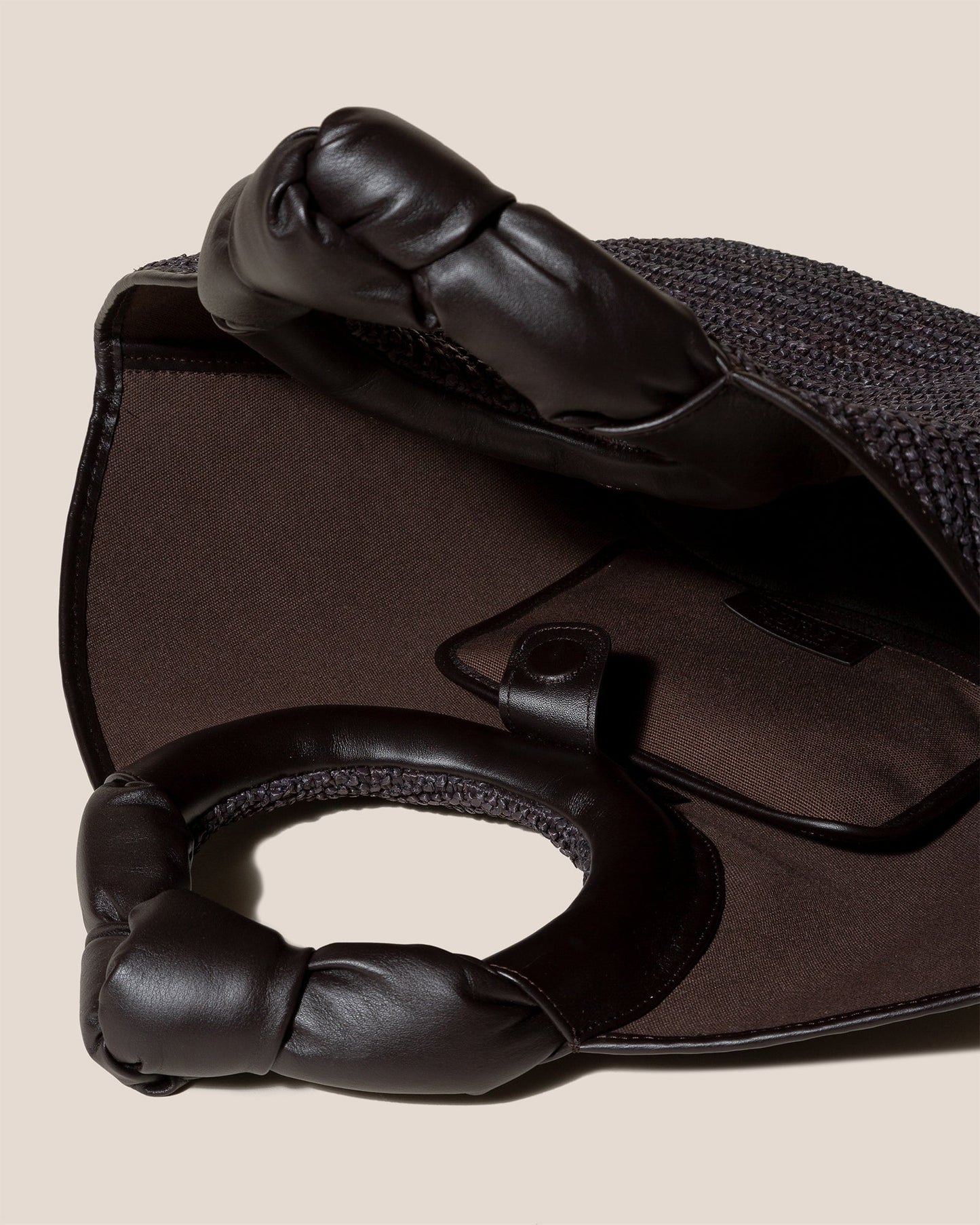 CASTELL RAFFIA - Knotted-handle Tote Bag - Hereu outlet